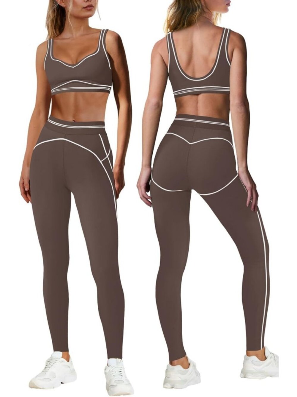 Stylish Women's 2-Piece Workout Set | Yoga & Pilates Activewear Outfit